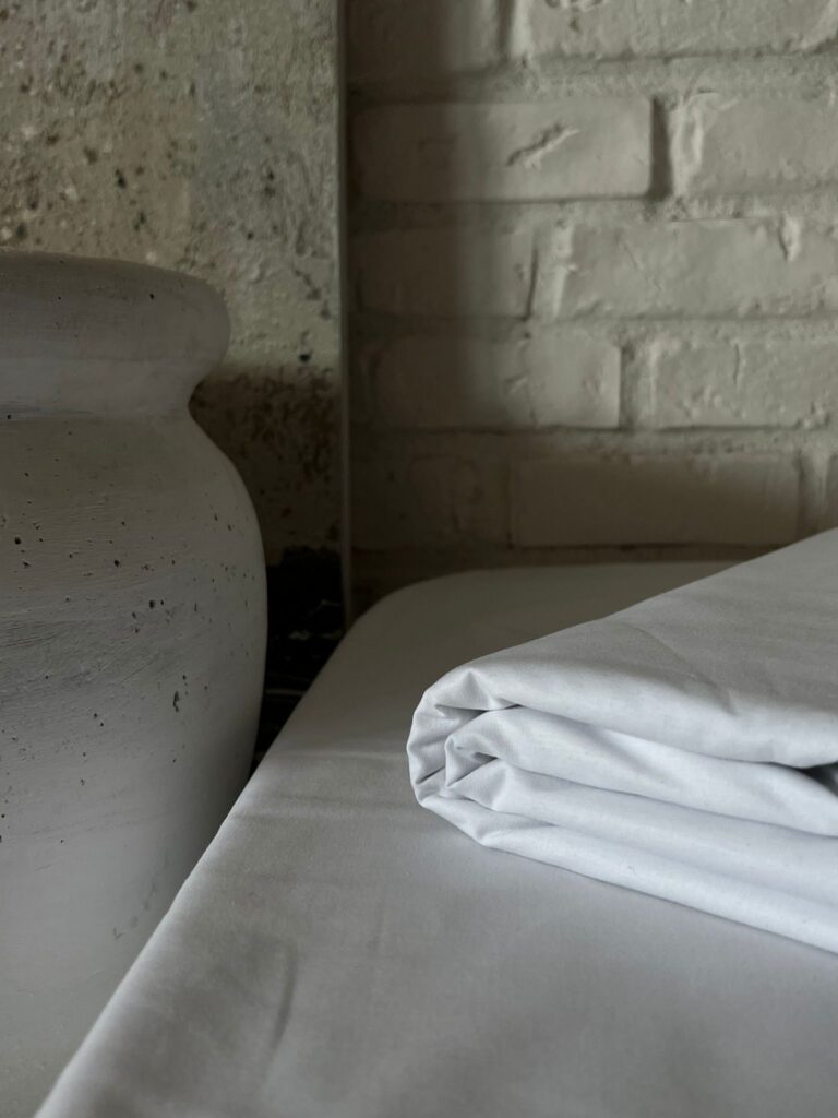 Cearșaf Clasic, culoare PURE WHITE - imagine 3