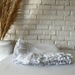 Husa pilota cu volanase, culoare PURE WHITE