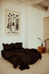 Set lenjerie cu volanase, culoare BLACK, 4 piese - imagine 5
