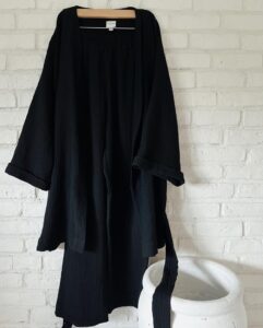 Set kimono și pantalon muselină - imagine 6