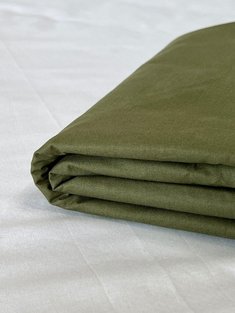 Cearșaf Clasic, culoare OLIVE GREEN - imagine 2