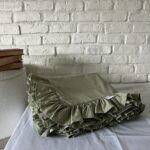 Husa pilota cu volanase, culoare SAGE GREEN
