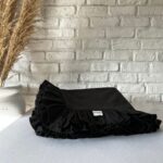 Husa pilota cu volanase, culoare BLACK