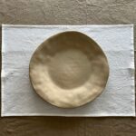 SUPORT FARFURIE DIN BUMBAC PRESPĂLAT CLASIC - PURE WHITE