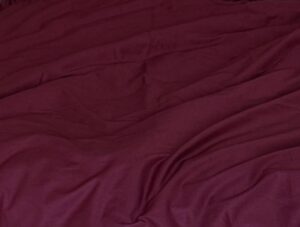 Set lenjerie cu volanase, culoare DARK BURGUNDY, 4 piese - imagine 2
