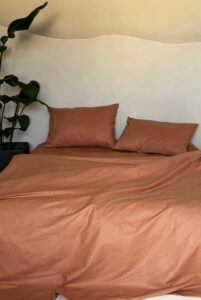 BURNT ORANGE-Set Lenjerie Clasica (4 pcs) - imagine 3