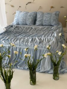 Set lenjerie Dreamy Waves, culoare BLUE BLOSSOM - imagine 3