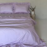 Set lenjerie cu volanase, culoare SOFT LAVENDER, 4 piese