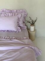 Set lenjerie cu volanase, culoare SOFT LAVENDER, 4 piese - imagine 2
