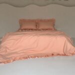 Set lenjerie cu volanase, culoare SWEET PEACH, 4 piese