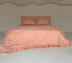 Set lenjerie cu volanase, culoare SWEET PEACH, 4 piese