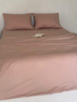 Set Lenjerie Clasica, culoare BEIGE, 4 piese - imagine 4