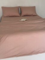 Set Lenjerie Clasica, culoare BEIGE, 4 piese - imagine 3