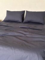 Set Lenjerie Clasica, Baronette Home, 4 piese, culoare Anthracite Grey