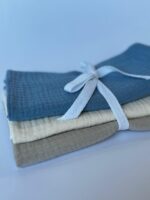 Set 3 museline bebeluși 40x40 cm