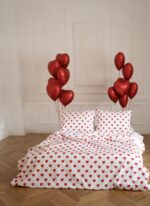 Set lenjerie cu inimioare, 3 piese - imagine 7