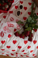 Set lenjerie cu inimioare, 3 piese - imagine 4
