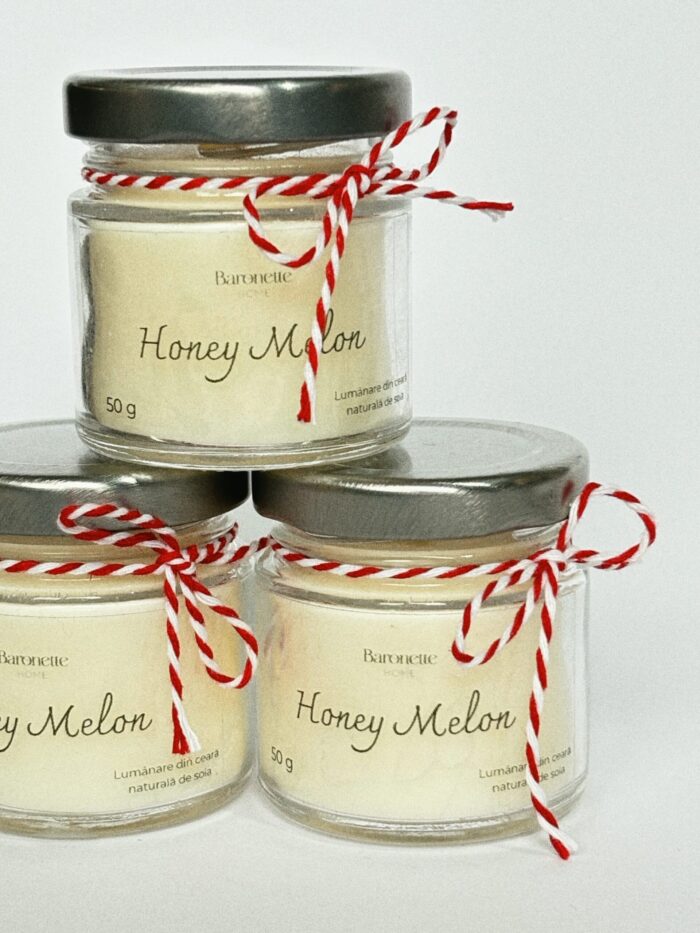 Lumânare parfumată- HONEY MELON - imagine 7