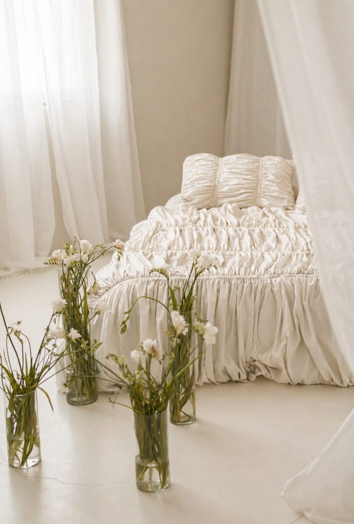 Husa Pilota Dreamy Waves, culoare IVORY - imagine 2