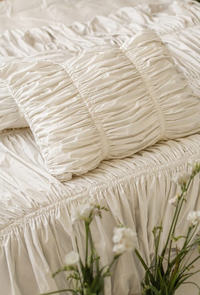 Fețe perna dreamy waves, culoare IVORY, 2 piese - imagine 2