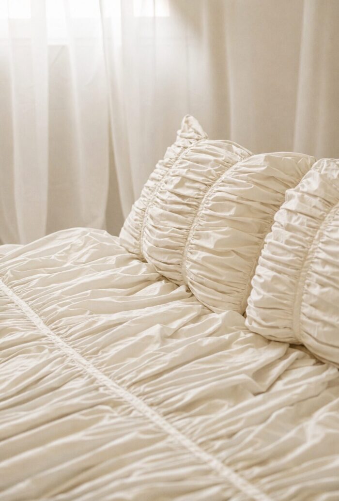 Fețe perna dreamy waves, culoare IVORY, 2 piese - imagine 3