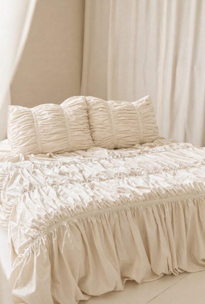 Fețe perna dreamy waves, culoare IVORY, 2 piese - imagine 4